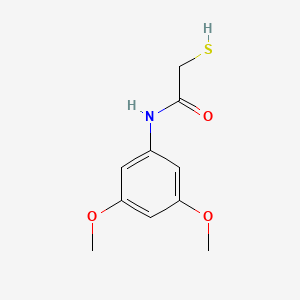 molecular formula C10H13NO3S B4186431 N-(3,5-dimethoxyphenyl)-2-mercaptoacetamide 
