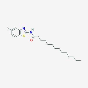 N-(5-methyl-1,3-benzothiazol-2-yl)tetradecanamide