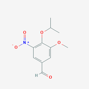 molecular formula C11H13NO5 B4187562 4-isopropoxy-3-methoxy-5-nitrobenzaldehyde 