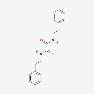 N-(2-phenylethyl)-2-[(2-phenylethyl)amino]-2-thioxoacetamide