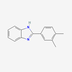 molecular formula C15H14N2 B4188163 2-(3,4-二甲基苯基)-1H-苯并咪唑 CAS No. 897796-35-9