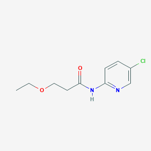 molecular formula C10H13ClN2O2 B4188333 N-(5-chloro-2-pyridinyl)-3-ethoxypropanamide 