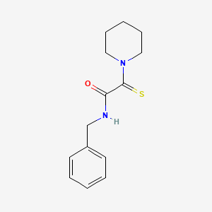 N-benzyl-2-(1-piperidinyl)-2-thioxoacetamide