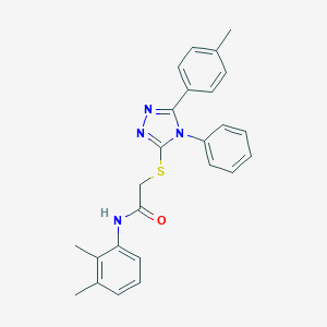 N-(2,3-dimethylphenyl)-2-{[5-(4-methylphenyl)-4-phenyl-4H-1,2,4-triazol-3-yl]sulfanyl}acetamide