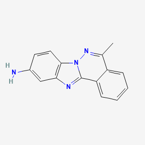 molecular formula C15H12N4 B4189182 5-methylbenzimidazo[2,1-a]phthalazin-10-amine 