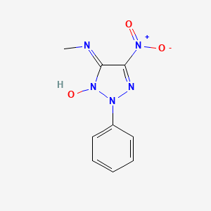 N-methyl-5-nitro-2-phenyl-2H-1,2,3-triazol-4-amine 3-oxide