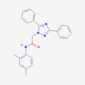 molecular formula C24H22N4O B418991 N-(2,4-Dimethyl-phenyl)-2-(3,5-diphenyl-[1,2,4]triazol-1-yl)-acetamide 