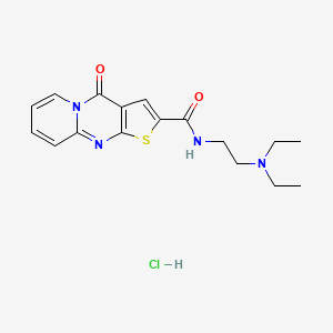 molecular formula C17H21ClN4O2S B4190614 N-[2-(diethylamino)ethyl]-4-oxo-4H-pyrido[1,2-a]thieno[2,3-d]pyrimidine-2-carboxamide hydrochloride 