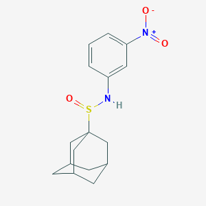 molecular formula C16H20N2O3S B4190626 N-(3-nitrophenyl)-1-adamantanesulfinamide 