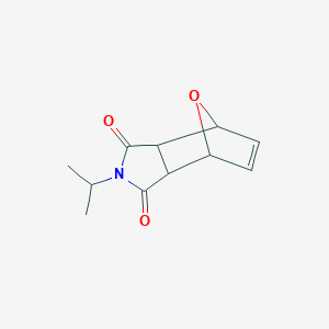 molecular formula C11H13NO3 B4190647 4-isopropyl-10-oxa-4-azatricyclo[5.2.1.0~2,6~]dec-8-ene-3,5-dione 