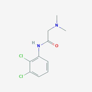 molecular formula C10H12Cl2N2O B4190651 N~1~-(2,3-dichlorophenyl)-N~2~,N~2~-dimethylglycinamide 