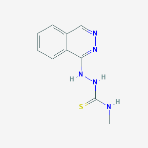 molecular formula C10H11N5S B4191107 N-methyl-2-(1-phthalazinyl)hydrazinecarbothioamide 
