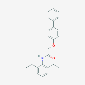 2-(biphenyl-4-yloxy)-N-(2,6-diethylphenyl)acetamide