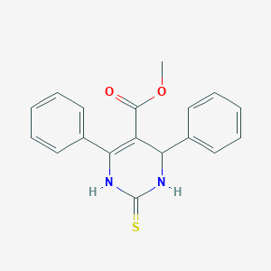 molecular formula C18H16N2O2S B4191616 methyl 4,6-diphenyl-2-thioxo-1,2,3,4-tetrahydro-5-pyrimidinecarboxylate 