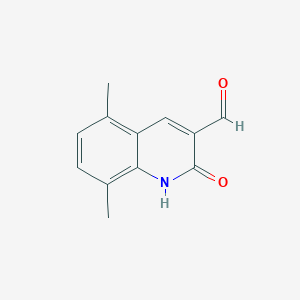 2-Hydroxy-5,8-dimethylquinoline-3-carbaldehyde