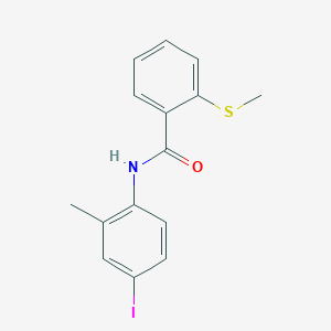 N-(4-iodo-2-methylphenyl)-2-(methylthio)benzamide