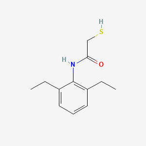 molecular formula C12H17NOS B4192593 N-(2,6-diethylphenyl)-2-mercaptoacetamide CAS No. 34282-27-4