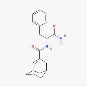 N-(2-amino-1-benzyl-2-oxoethyl)-1-adamantanecarboxamide