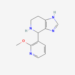 molecular formula C12H14N4O B4193143 4-(2-methoxypyridin-3-yl)-4,5,6,7-tetrahydro-1H-imidazo[4,5-c]pyridine 