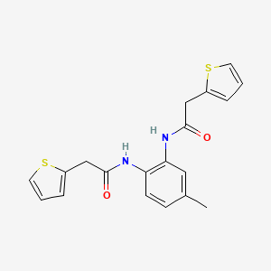 N,N'-(4-methyl-1,2-phenylene)bis[2-(2-thienyl)acetamide]