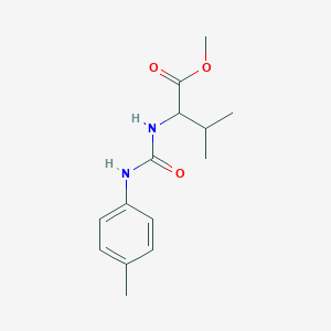 molecular formula C14H20N2O3 B4193712 methyl N-{[(4-methylphenyl)amino]carbonyl}valinate 