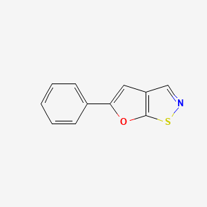 molecular formula C11H7NOS B4193719 5-phenylfuro[3,2-d]isothiazole CAS No. 62947-16-4