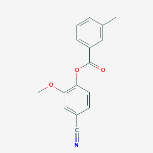 4-cyano-2-methoxyphenyl 3-methylbenzoate