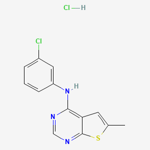 N-(3-chlorophenyl)-6-methylthieno[2,3-d]pyrimidin