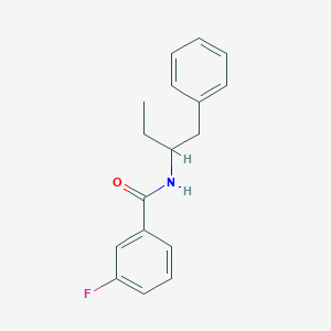 3-fluoro-N-(1-phenylbutan-2-yl)benzamide