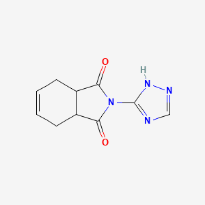 molecular formula C10H10N4O2 B4195601 2-(1H-1,2,4-triazol-5-yl)-3a,4,7,7a-tetrahydro-1H-isoindole-1,3(2H)-dione 