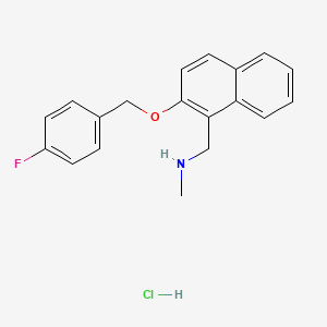 ({2-[(4-fluorobenzyl)oxy]-1-naphthyl}methyl)methylamine hydrochloride