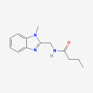 N-[(1-methyl-1H-benzimidazol-2-yl)methyl]butanamide