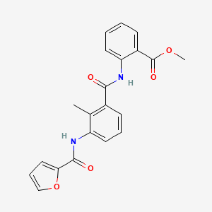 methyl 2-{[3-(2-furoylamino)-2-methylbenzoyl]amino}benzoate