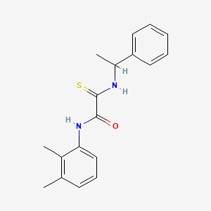 molecular formula C18H20N2OS B4196210 N-(2,3-dimethylphenyl)-2-[(1-phenylethyl)amino]-2-thioxoacetamide 