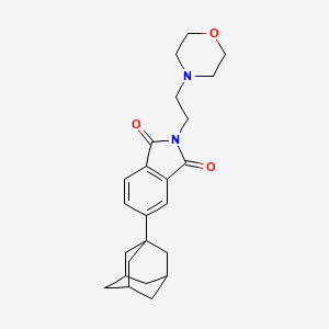 5-(1-adamantyl)-2-[2-(4-morpholinyl)ethyl]-1H-isoindole-1,3(2H)-dione