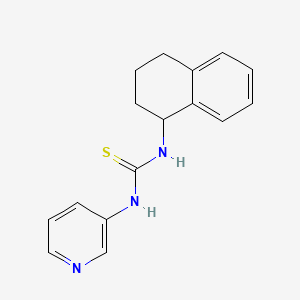 N-3-pyridinyl-N'-(1,2,3,4-tetrahydro-1-naphthalenyl)thiourea