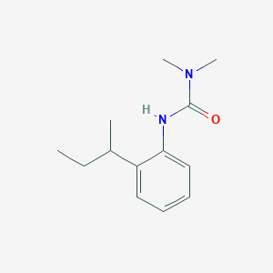 molecular formula C13H20N2O B4196572 N'-(2-sec-butylphenyl)-N,N-dimethylurea 