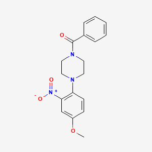 1-benzoyl-4-(4-methoxy-2-nitrophenyl)piperazine