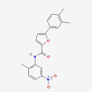 molecular formula C20H18N2O4 B4196884 5-(3,4-dimethylphenyl)-N-(2-methyl-5-nitrophenyl)-2-furamide 