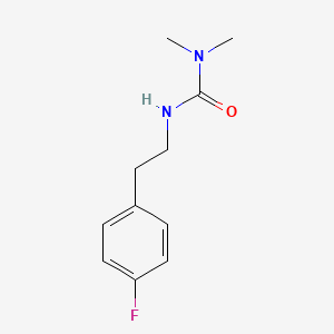 molecular formula C11H15FN2O B4196989 N'-[2-(4-fluorophenyl)ethyl]-N,N-dimethylurea 