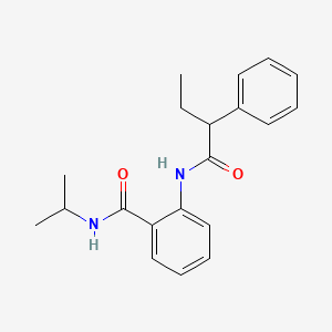 molecular formula C20H24N2O2 B4197005 N-isopropyl-2-[(2-phenylbutanoyl)amino]benzamide 