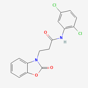 N-(2,5-dichlorophenyl)-3-(2-oxo-1,3-benzoxazol-3(2H)-yl)propanamide