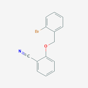 2-[(2-Bromophenyl)methoxy]benzonitrile