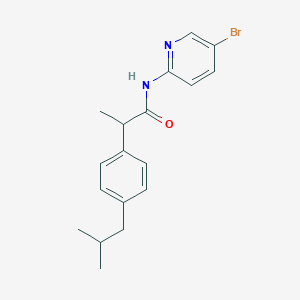 N-(5-bromo-2-pyridinyl)-2-(4-isobutylphenyl)propanamide