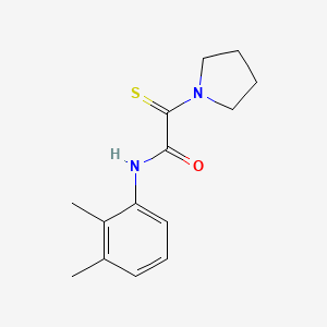 N-(2,3-dimethylphenyl)-2-(1-pyrrolidinyl)-2-thioxoacetamide