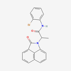 N-(2-bromophenyl)-2-(2-oxobenzo[cd]indol-1(2H)-yl)propanamide