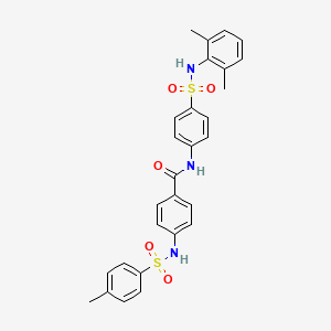 N-(4-{[(2,6-dimethylphenyl)amino]sulfonyl}phenyl)-4-{[(4-methylphenyl)sulfonyl]amino}benzamide
