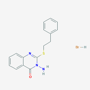 3-amino-2-[(2-phenylethyl)thio]-4(3H)-quinazolinone hydrobromide