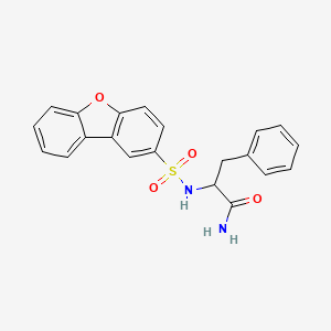 N-(dibenzo[b,d]furan-2-ylsulfonyl)phenylalaninamide