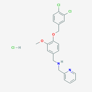 {4-[(3,4-dichlorobenzyl)oxy]-3-methoxybenzyl}(2-pyridinylmethyl)amine hydrochloride